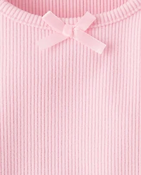 Baby And Toddler Girls Floral V-Waist Tiered Dress