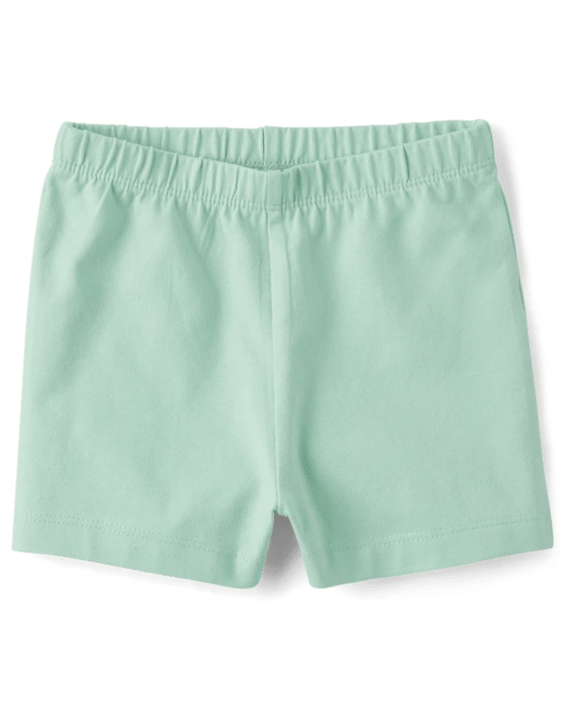 Toddler Girls Cartwheel Shorts 6-Pack