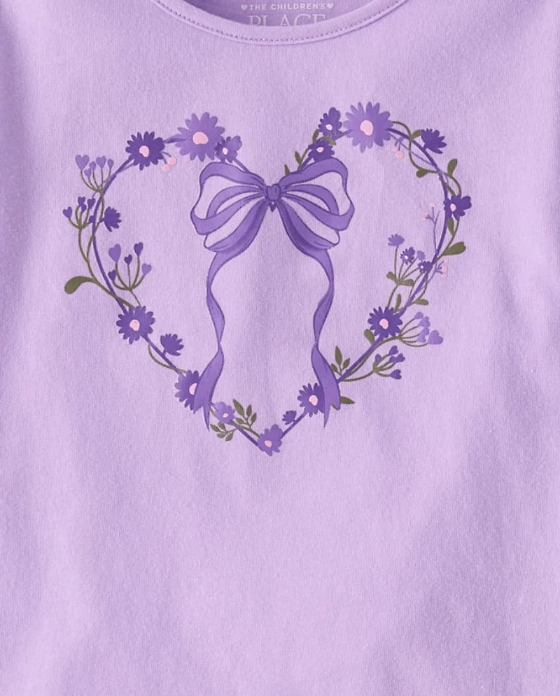 Toddler Girls Floral 2-Piece Outfit Set