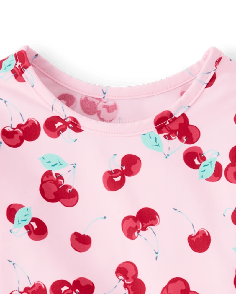 Toddler Girls Cherry 3-Piece Swimsuit