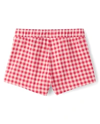 Lot de 4 shorts imprimés pour petites filles