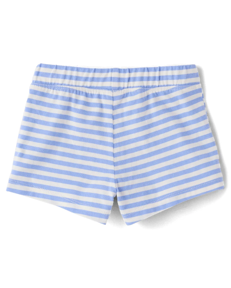 Lot de 4 shorts imprimés pour petites filles