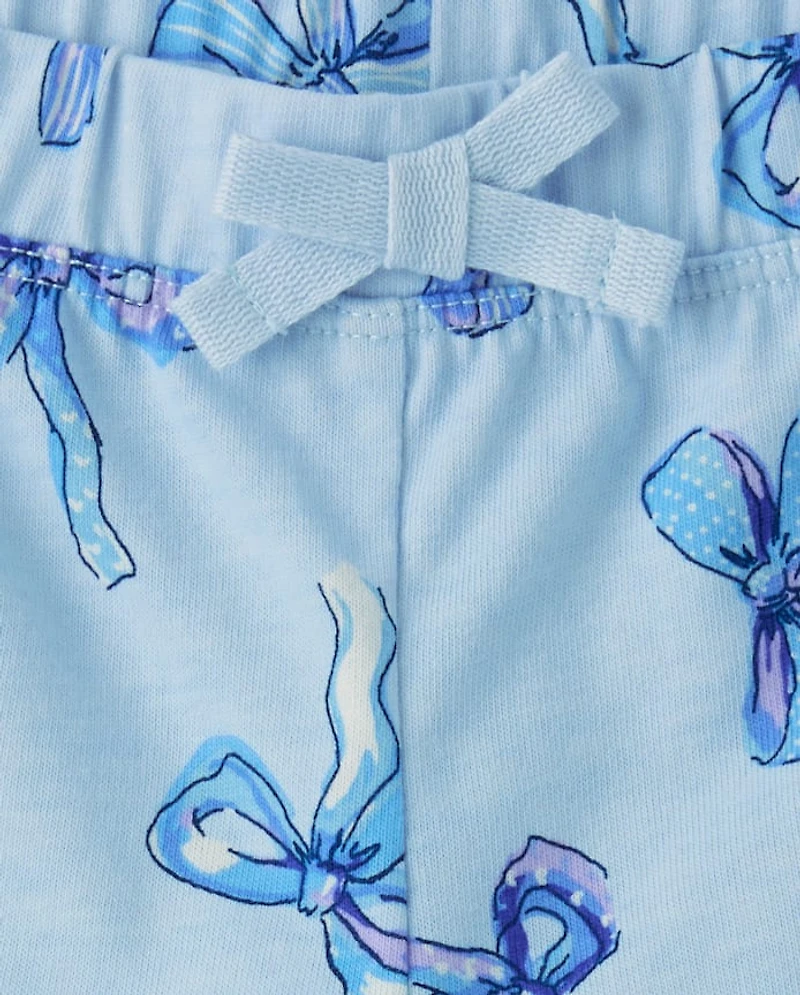 Toddler Girls Print Shorts 4-Pack