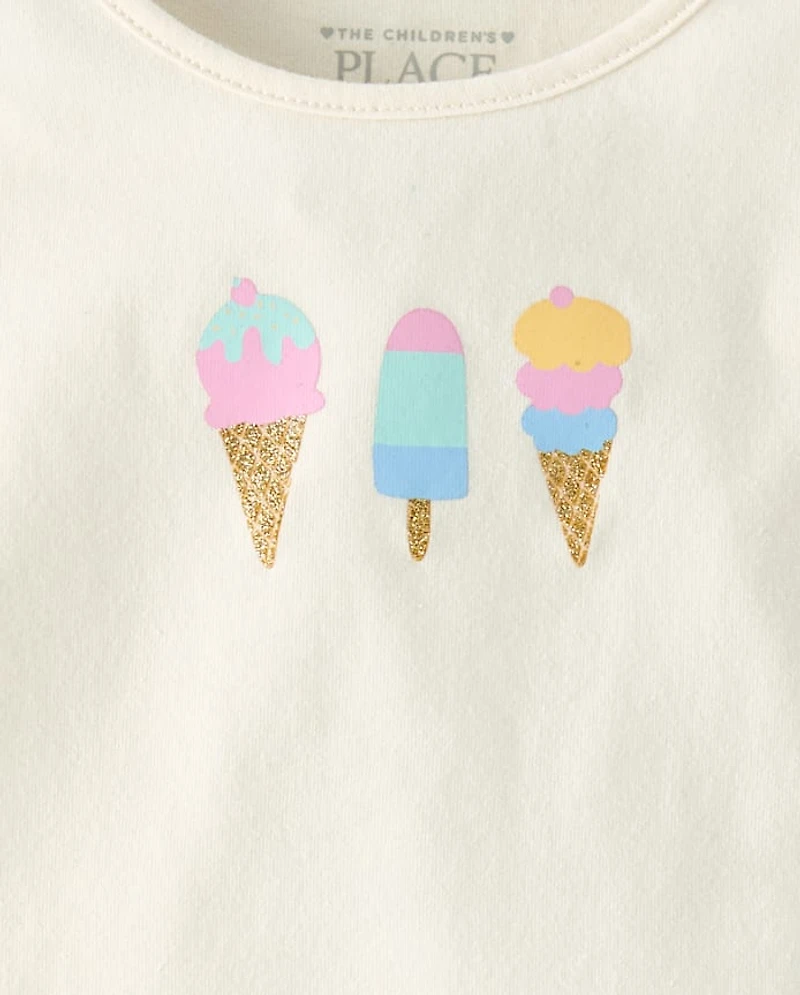 Toddler Girls Print 2-Piece Outfit Set