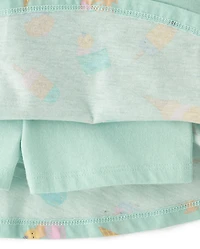 Toddler Girls Print 2-Piece Outfit Set