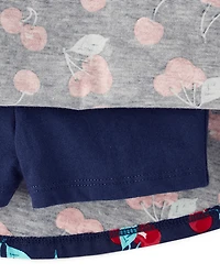 Toddler Girls Print 2-Piece Outfit Set