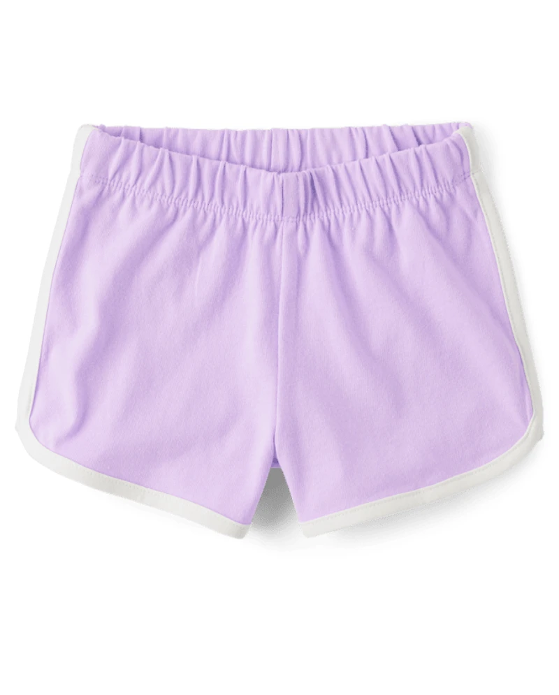 Toddler Girls Contrast Dolphin Shorts 5-Pack