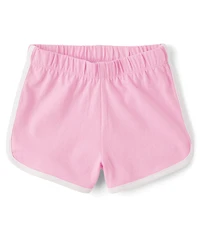 Toddler Girls Contrast Dolphin Shorts 5-Pack