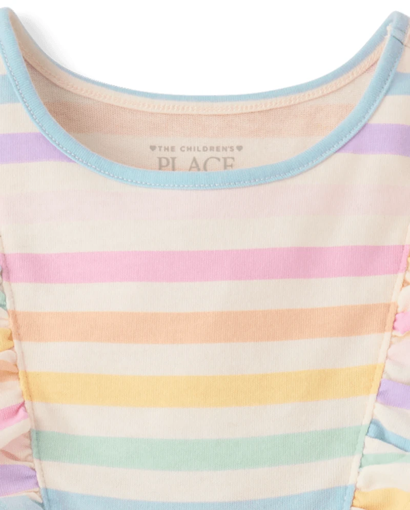 Baby And Toddler Girls Print Flutter Dress