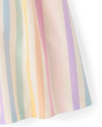 Robe imprimée à volants pour bébés et petites filles