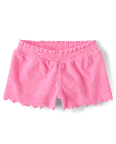 Baby And Toddler Girls Lettuce Terry Beach Shorts