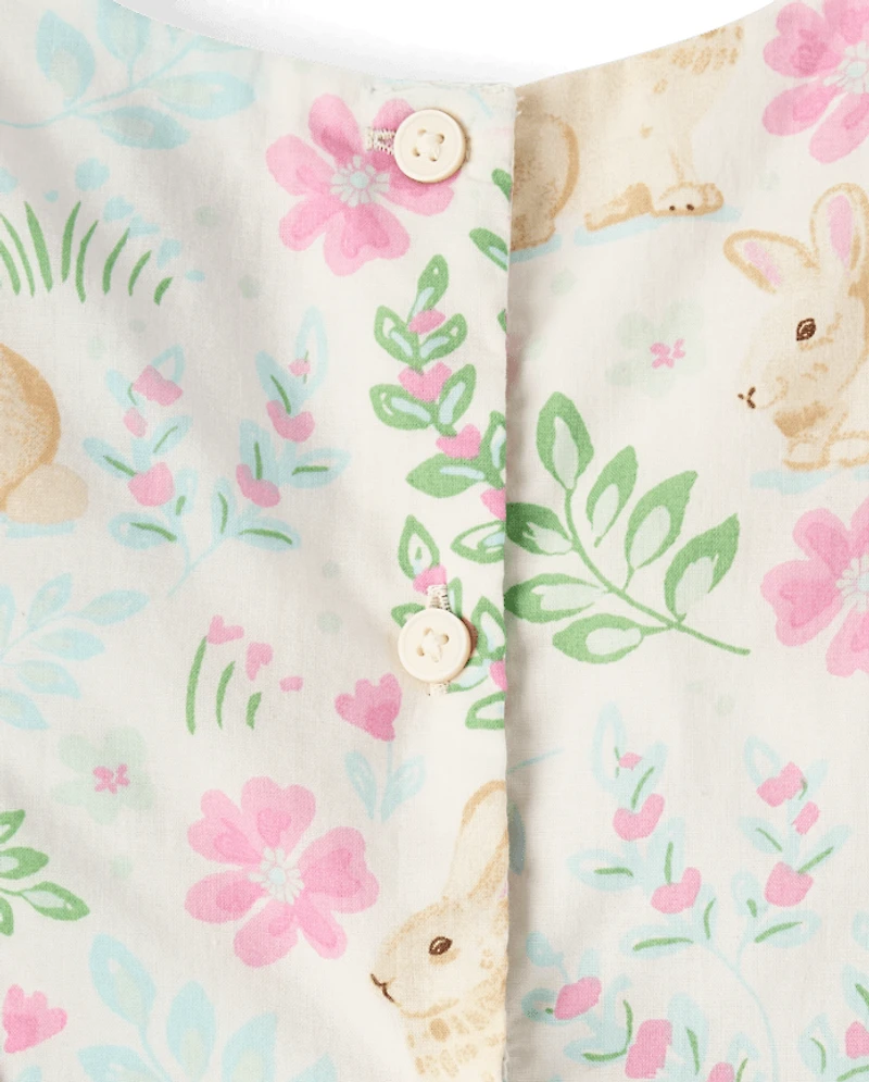 Robe papillon à nœud lapin pour petites filles