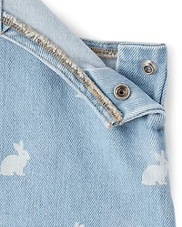 Toddler Girls Bunny Skirtall 2-Piece Outfit Set