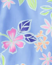 Toddler Girls Tropical 3-Piece Swimsuit