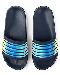 Boys Striped Slides