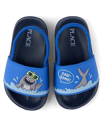Toddler Boys Shark Slides