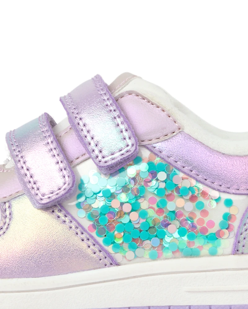 Baskets basses irisées Shakey pour petites filles