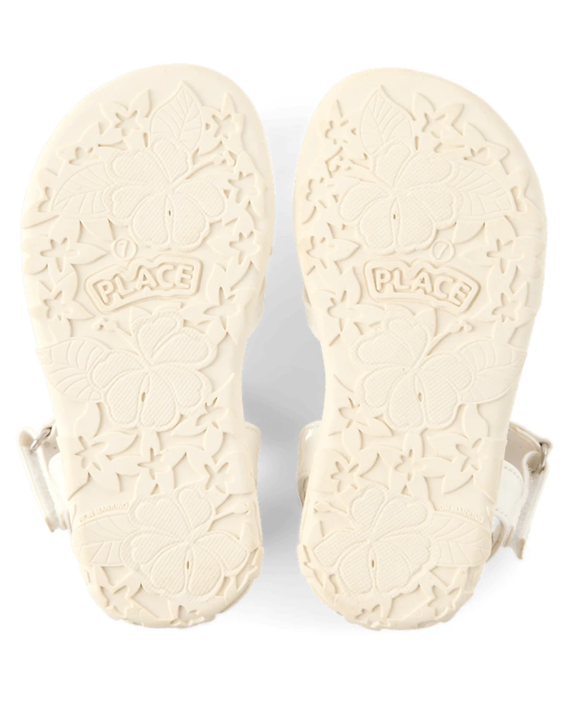 Toddler Girls Metallic Sandals