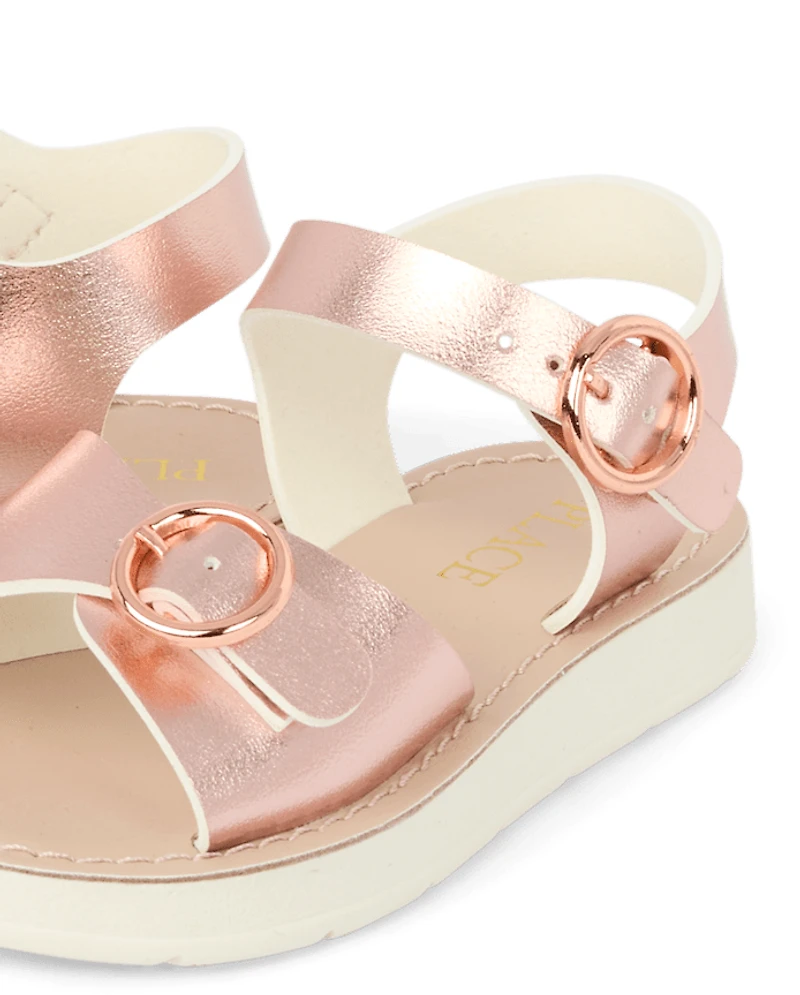 Toddler Girls Buckle Sandals