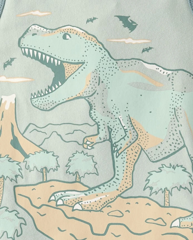 Baby And Toddler Boys Dino Tank Top 3-Pack