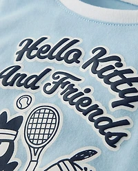 Girls Hello Kitty® And Friends Puff Print Tennis Ringer Baby Tee