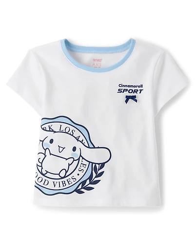 Girls Cinnamoroll™ Sport Bow Ringer Baby Tee