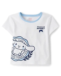 Girls Cinnamoroll™ Sport Bow Ringer Baby Tee