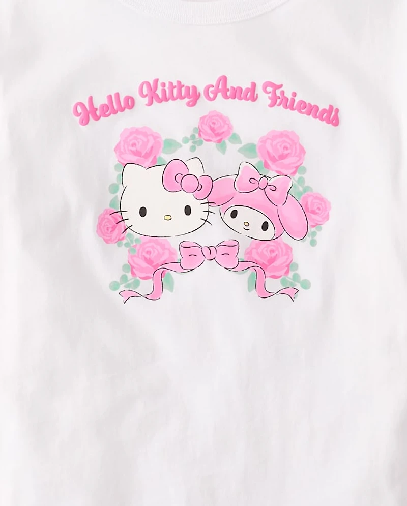 Girls Hello Kitty® And Friends Puff Print Graphic Tee