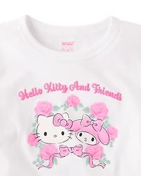 Girls Hello Kitty® And Friends Puff Print Graphic Tee