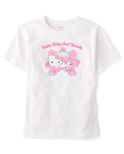 Girls Hello Kitty® And Friends Puff Print Graphic Tee
