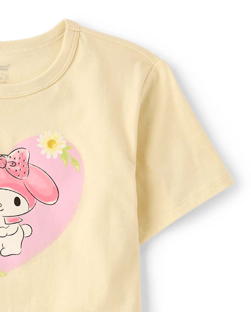 T-shirt graphique à strass My Melody™ pour filles