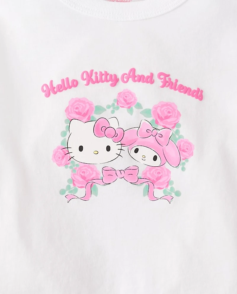 Toddler Girls Hello Kitty® And Friends Puff Print Graphic Tee