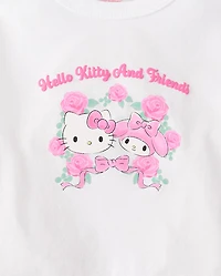 Toddler Girls Hello Kitty® And Friends Puff Print Graphic Tee