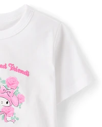 Toddler Girls Hello Kitty® And Friends Puff Print Graphic Tee
