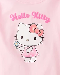 Toddler Girls Hello Kitty® Glitter Puff Print Graphic Tee