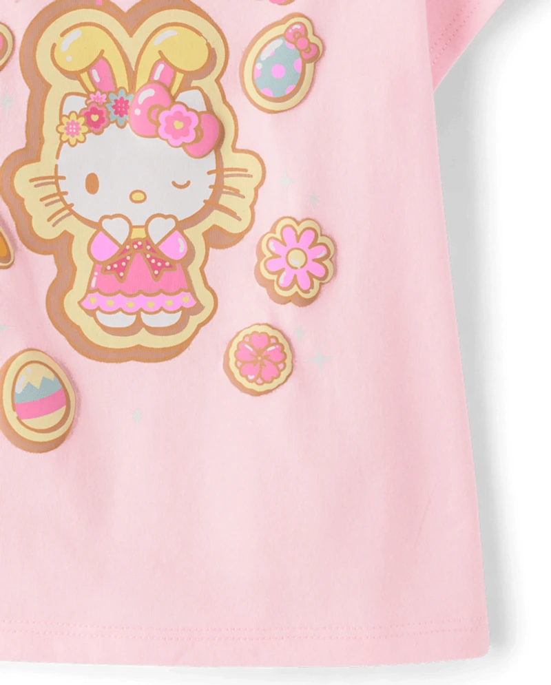 Toddler Girls Hello Kitty® Puff Print Easter Graphic Tee