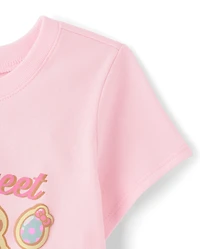 Toddler Girls Hello Kitty® Puff Print Easter Graphic Tee