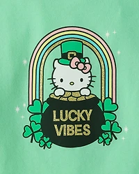 Toddler Girls Hello Kitty® Glitter St. Patrick's Day Graphic Tee