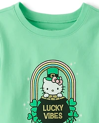 Toddler Girls Hello Kitty® Glitter St. Patrick's Day Graphic Tee