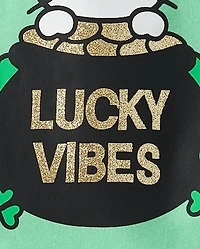 Girls Hello Kitty® Glitter St. Patrick's Day Graphic Tee