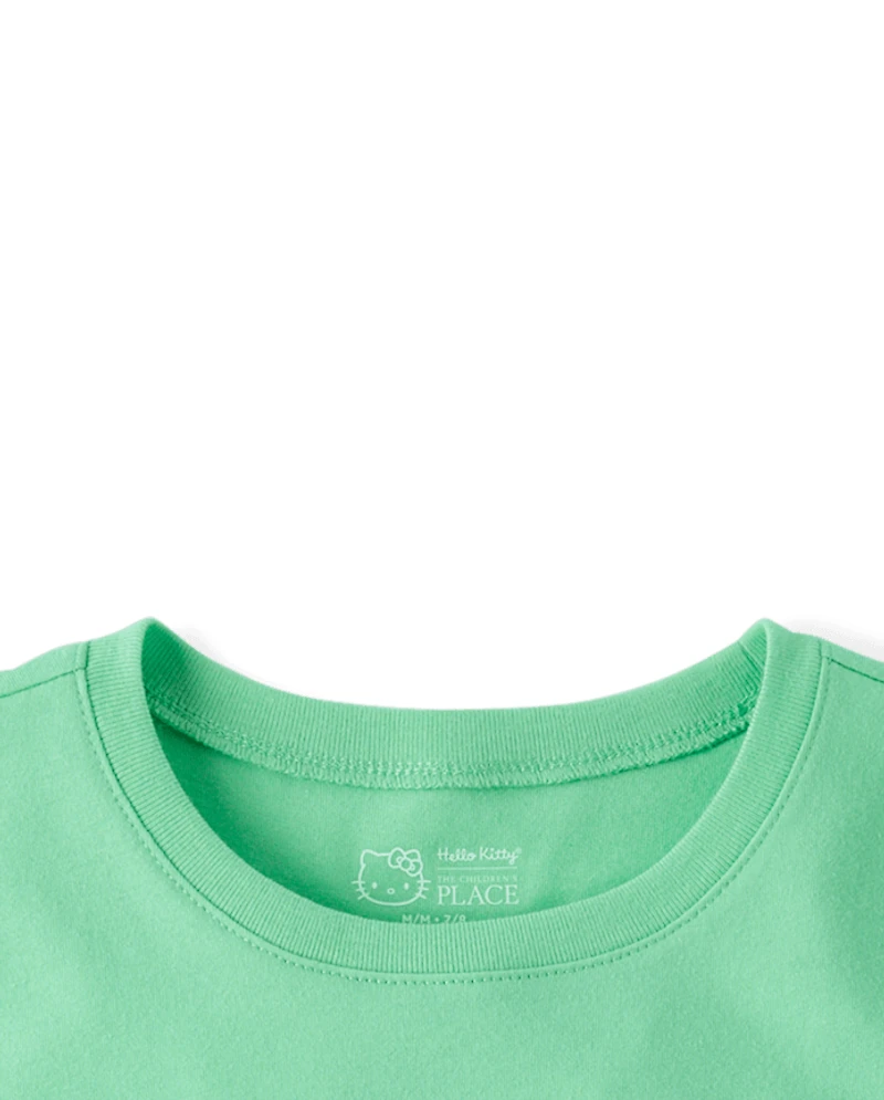 Girls Hello Kitty® Glitter St. Patrick's Day Graphic Tee