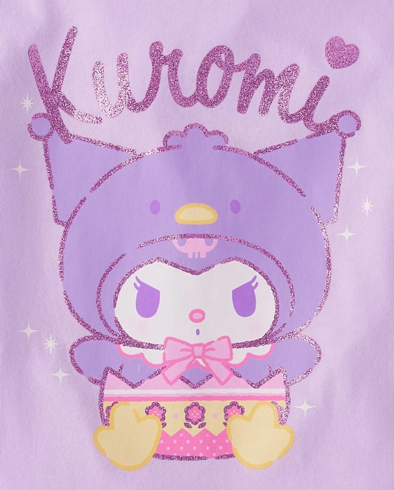 Girls Kuromi™ Glitter Easter Graphic Tee