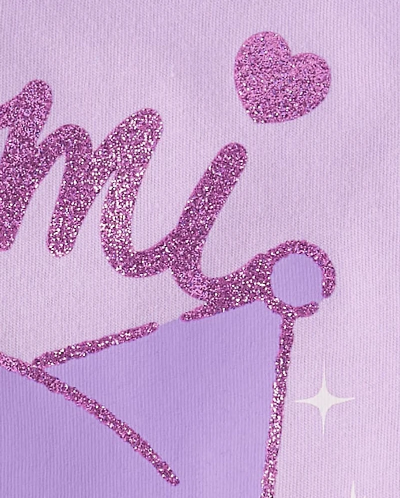 Girls Kuromi™ Glitter Easter Graphic Tee