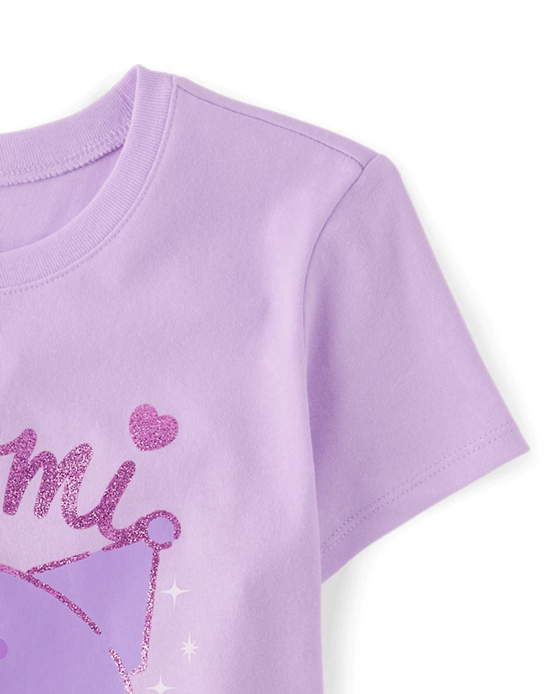 Girls Kuromi™ Glitter Easter Graphic Tee