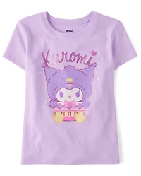 Girls Kuromi™ Glitter Easter Graphic Tee