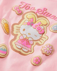 Girls Hello Kitty® Puff Print Easter Graphic Tee