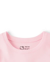 Girls Hello Kitty® Puff Print Easter Graphic Tee