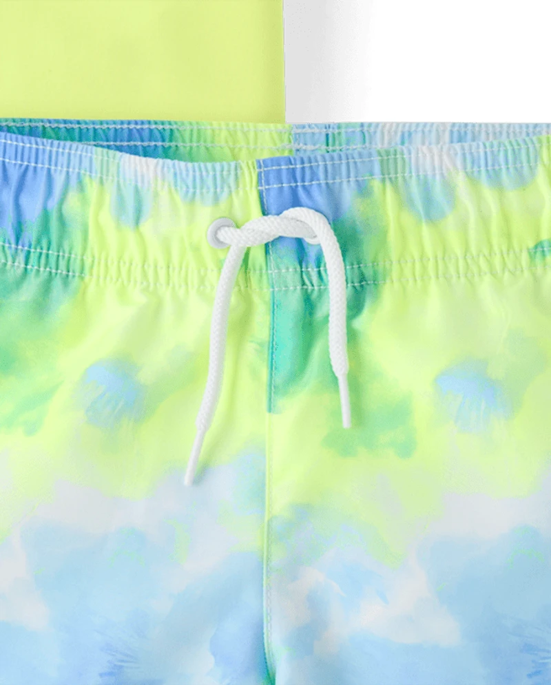 Boys Print Rashguard Swimsuit