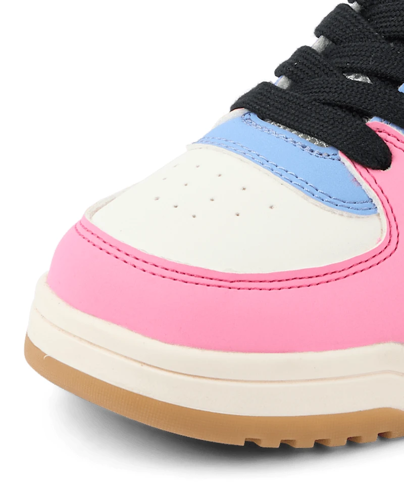 Girls Colorblock Low Top Sneakers