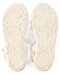 Girls Metallic Sandals